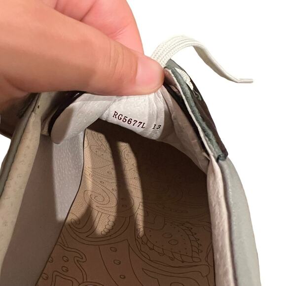 Robert Graham MIND RG5677L Grey Black Leather Sneakers Size 13 - Picture 8 of 10